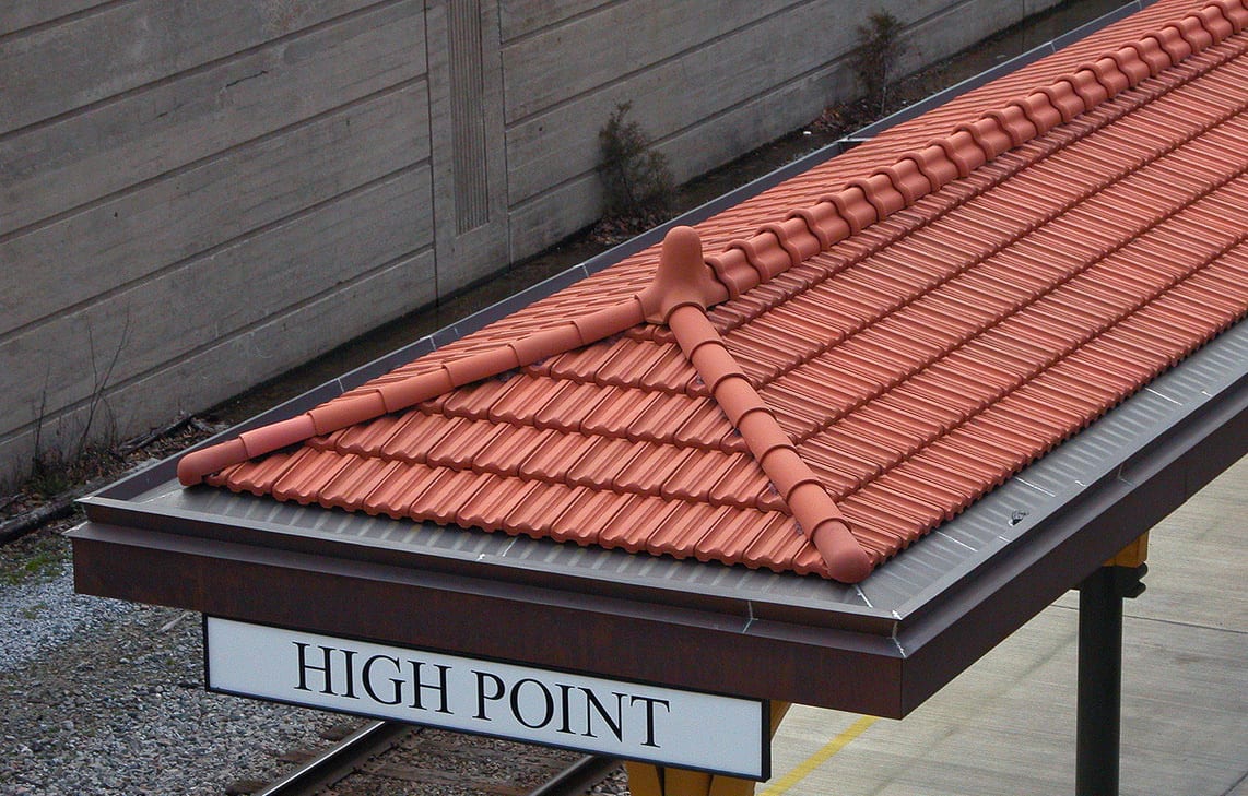 High Point Amtrak Station Ludowici Roof Tile