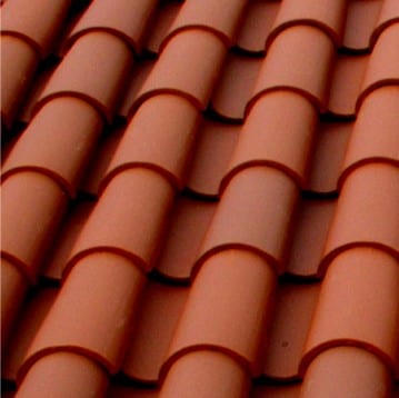 Clay Red Blend Unglazed Tile Color