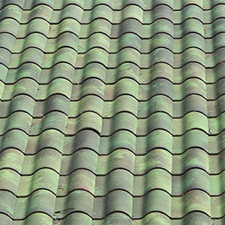 Field Green Impressionist Tile Color