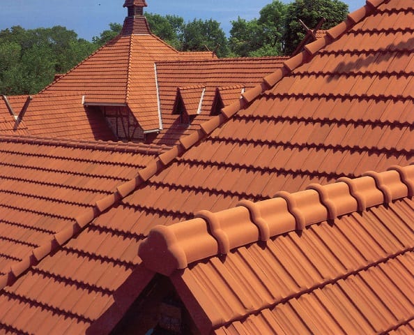 Historic Red Single Spay Tile Color