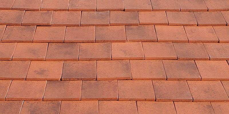 Dark Terra Cotta Impressionist Impressionist Tile Color